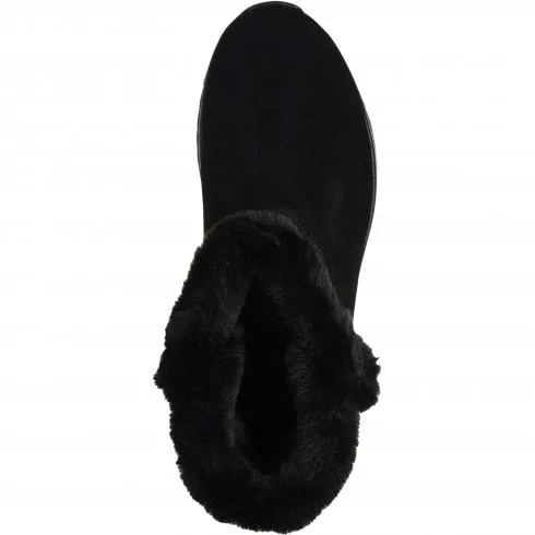 Skechers Black On-the-GO Stellar Cozy Step Shearling Booties for Women